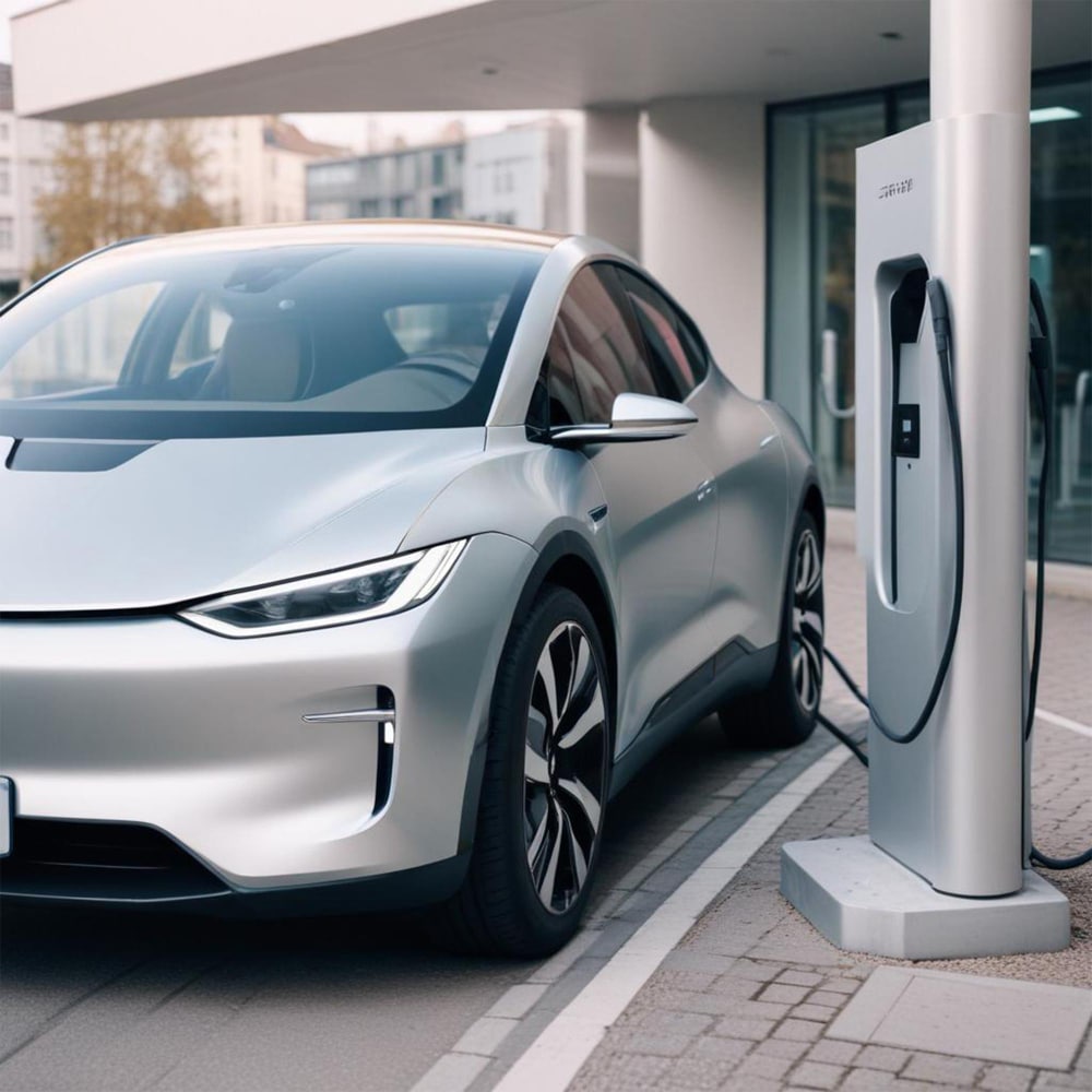 cargando coche eléctrico